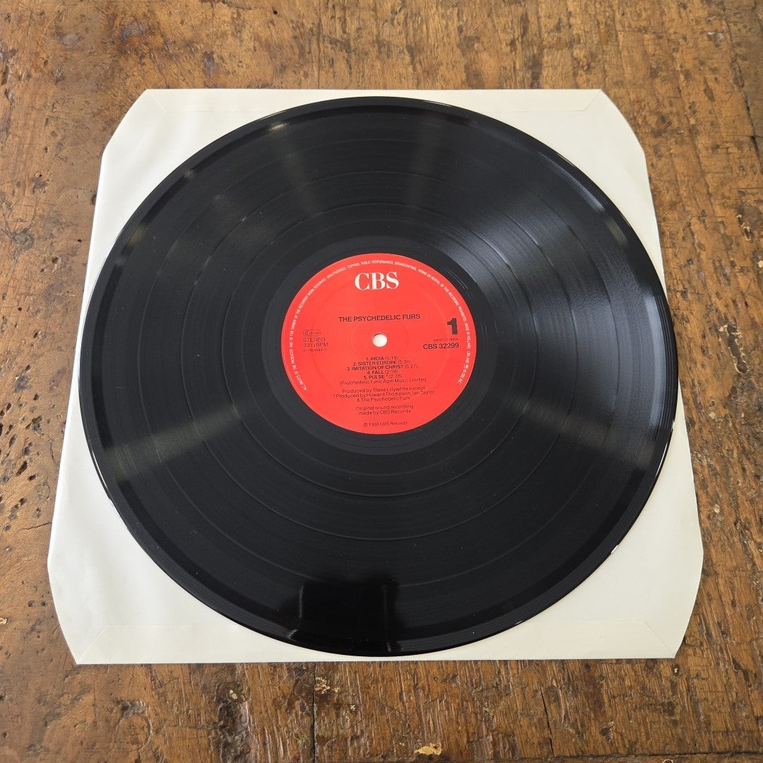 LP Psychedelic Furs - The Psychedelic Furs CBS 32299 1980 Psychedelic Rock