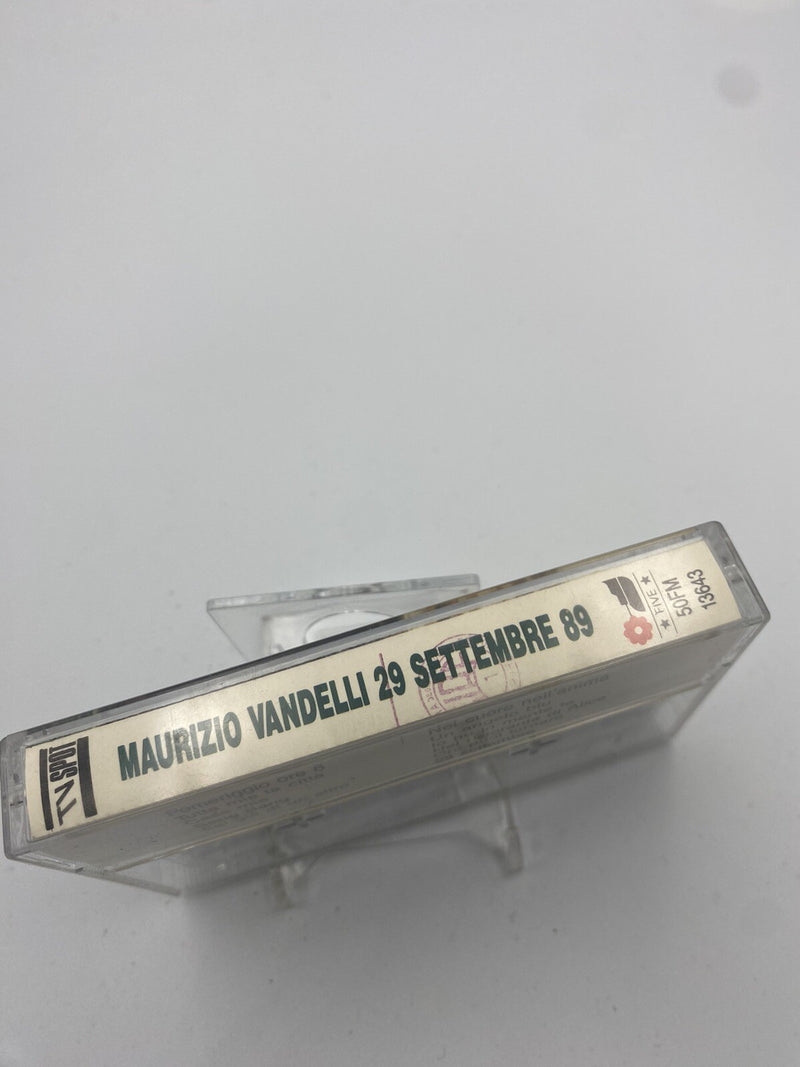 MUSICASSETTA Tape VG Maurizio Verdelli - 29 Settembre 89 Musica Italiana