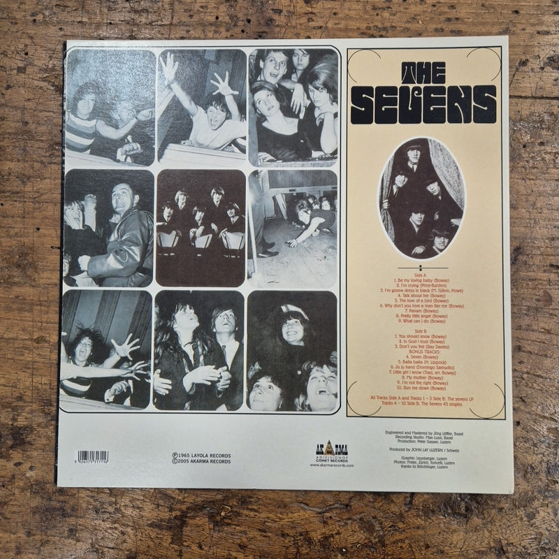 LP The Sevens - Akarma AK 317 Ristampa 2005 Musica Rock Garage Vinile