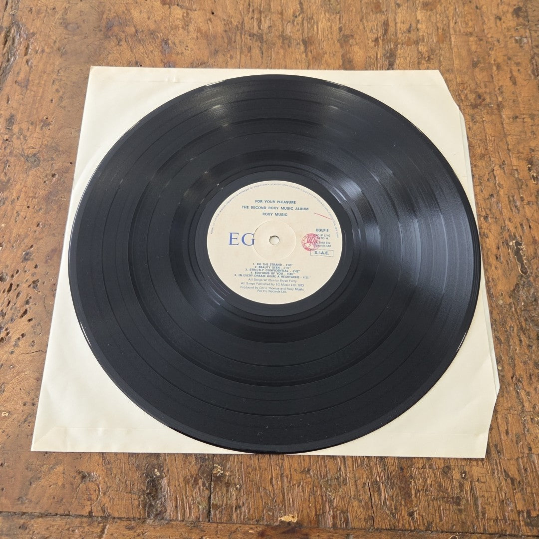 LP Roxy Music - For Your Pleasure EGLP8 Made In Italy 1973 Gatefold Pop Soul