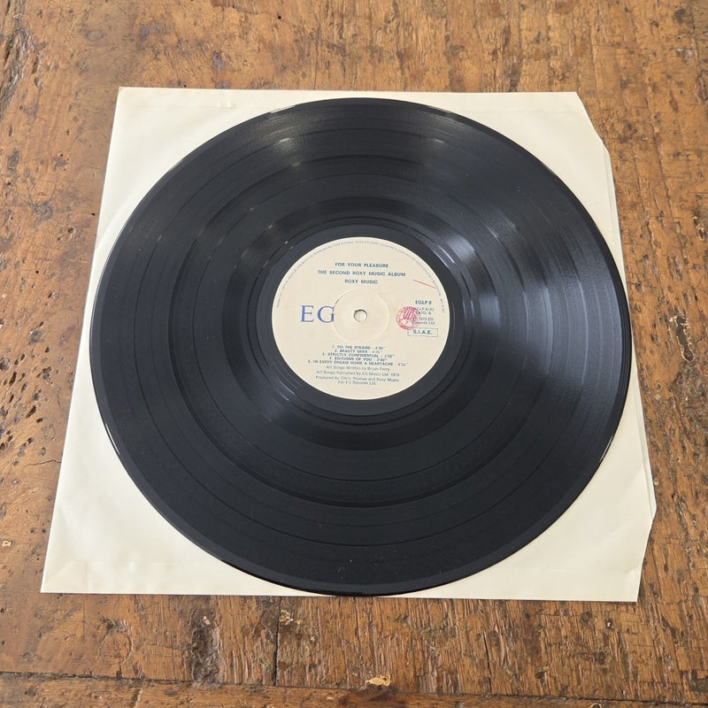 LP Roxy Music - For Your Pleasure EGLP8 Made In Italy 1973 Gatefold Pop Soul