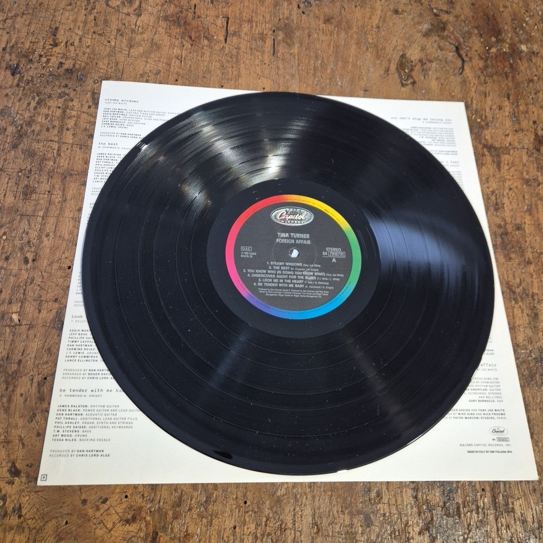 LP Tina Turner Foreign Affair 64 7918731 Musica Pop Rock Disco Vinile 12