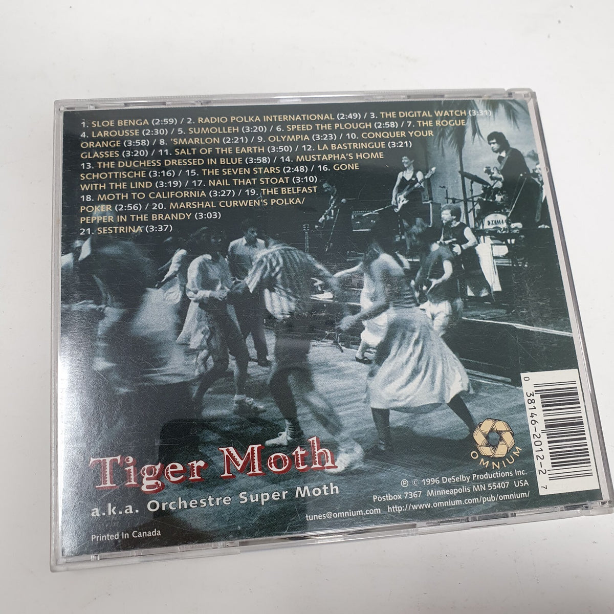 CD Tiger Moth – Moth Balls Omnium – OMM 2012D