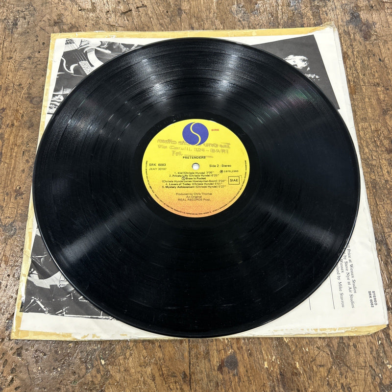 LP Pretenders - SRK 6083 Vinile 1980 Italy Rock New Wave