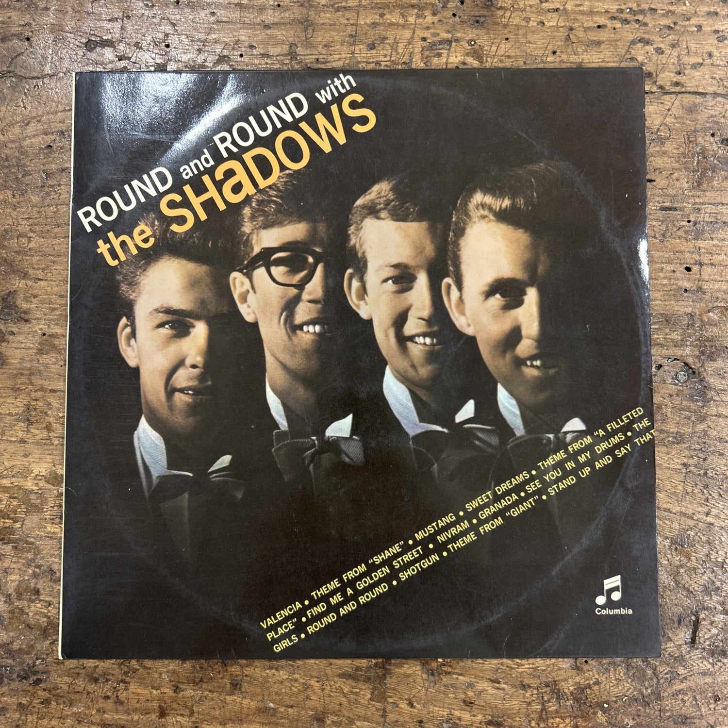 LP Round And Round With The Shadows 33QPX 8064 Funk Soul Disco Vinile