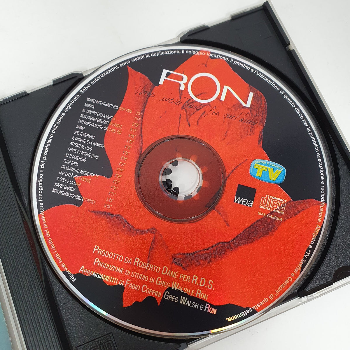 CD ITALIANA Ron – Vorrei Incontrarti Fra Cent'Anni Sorrisi E Canzoni