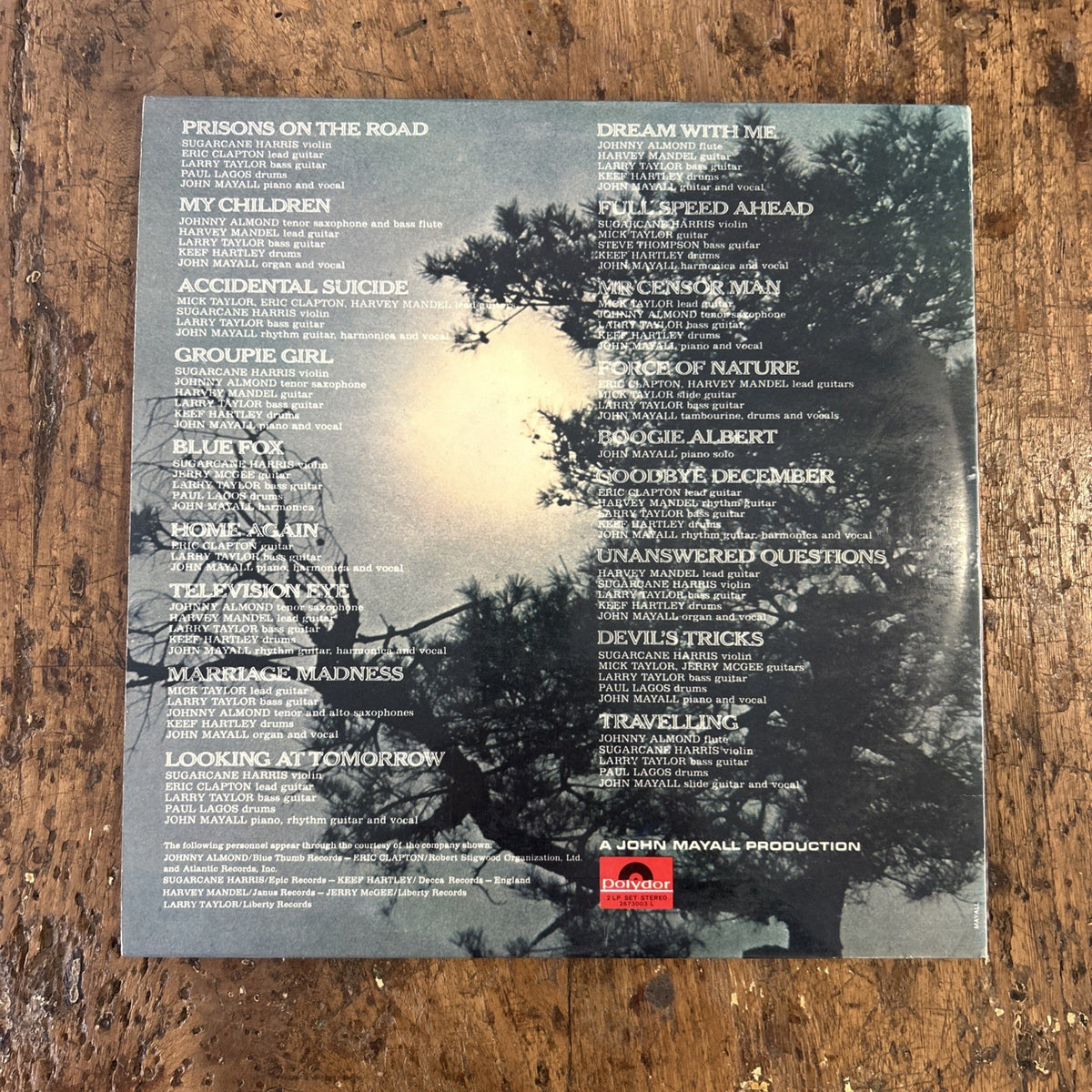 2 LP John Mayall - Back To The Roots 2425 062 L Polydor Rock Vinile