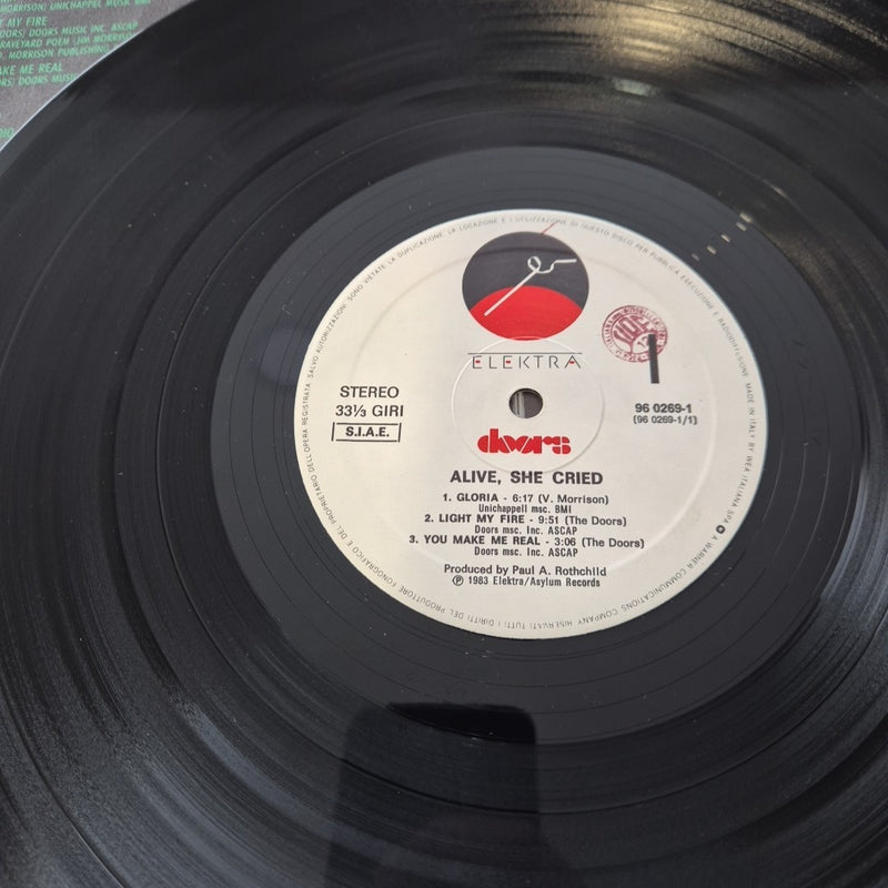 LP The Doors - Alive She Cried 96 0269-1 Musica Rock Vinile Jim Morrison