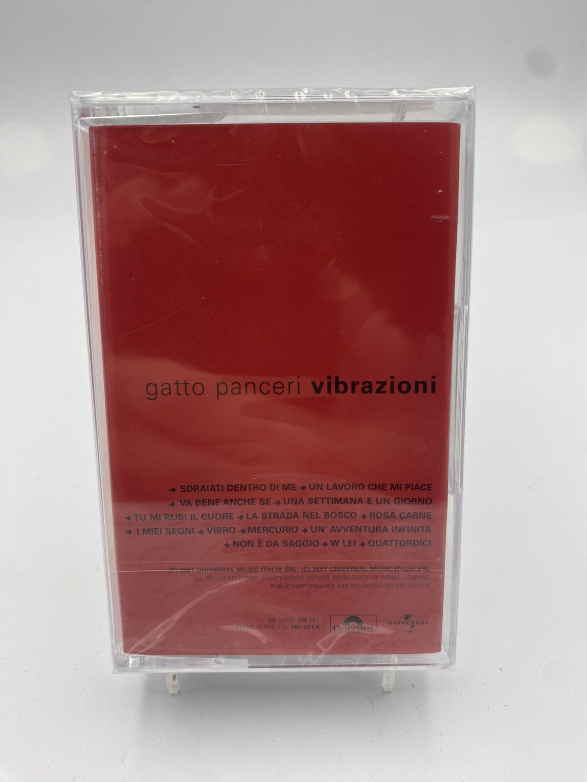 MUSICASSETTA Tape SS Gatto Panceri Musica Italiana Vibrazioni