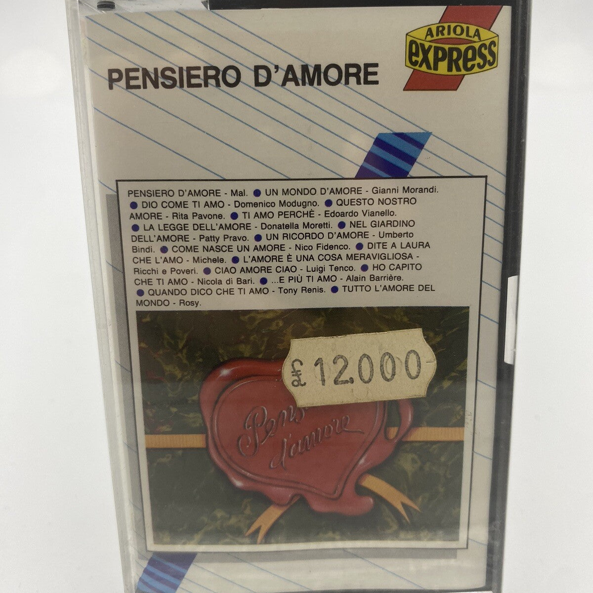 MUSICASSETTA Tape SS Various – Pensiero D'Amore Italy 1988