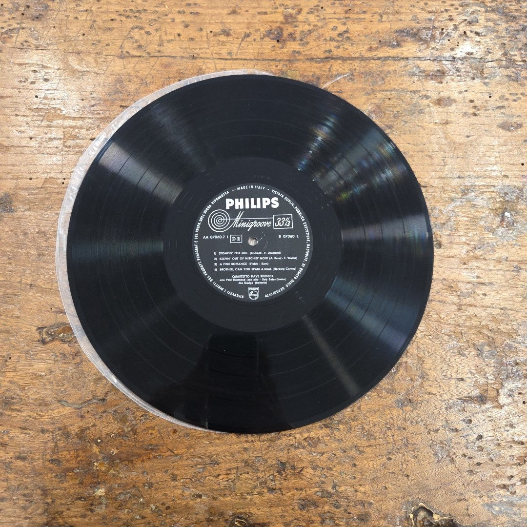 LP The Dave Brubeck Quartet - Brubeck Time B 07060L Made In Italy Jazz Music
