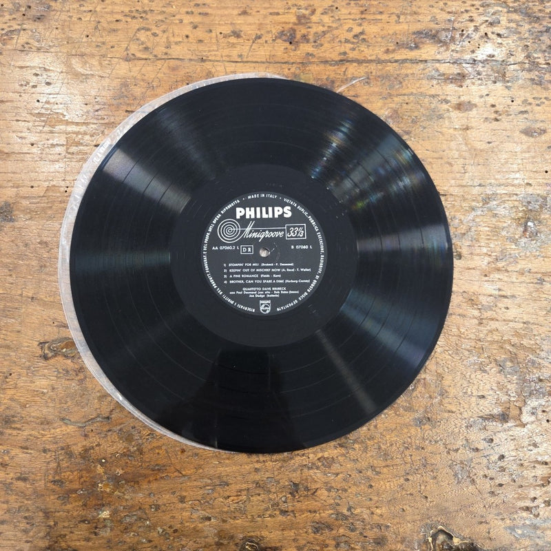 LP The Dave Brubeck Quartet - Brubeck Time B 07060L Made In Italy Jazz Music
