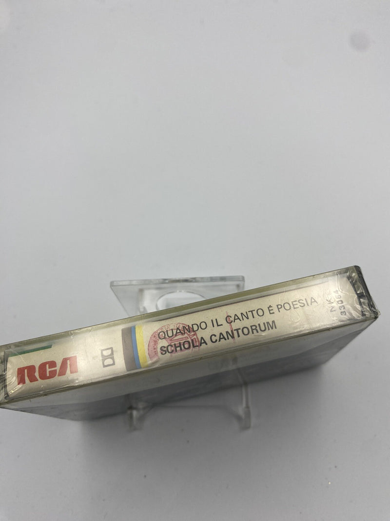 MUSICASSETTA Tape SS Schola Cantorum – Quando Il Canto È Poesia Pop Italy 1978