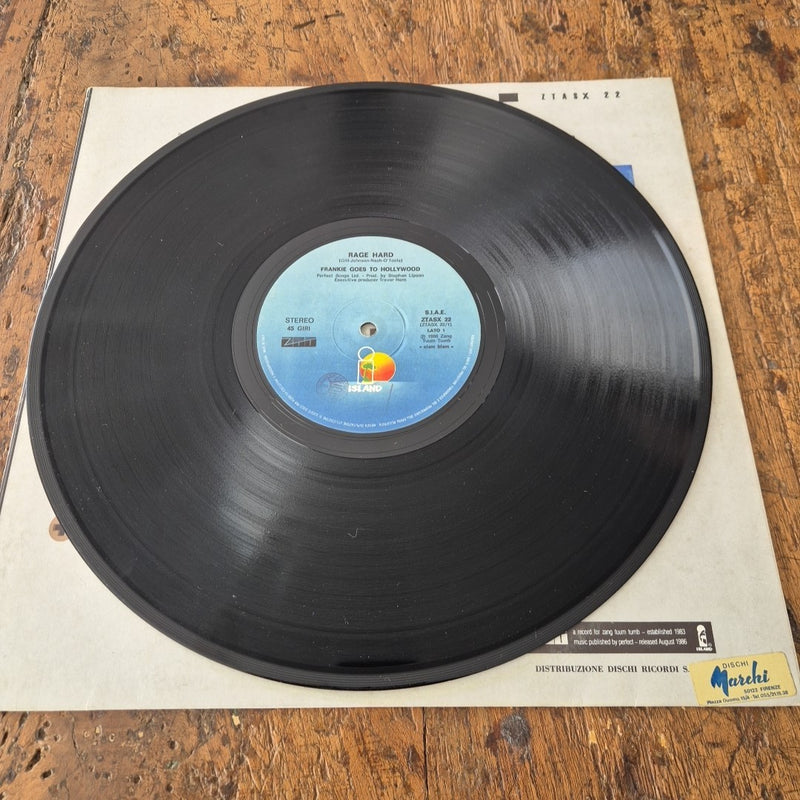 LP Frankie Goes To Hollywood - Rage Hard ZTASX 22 musica Rock Pop Vinile 1986