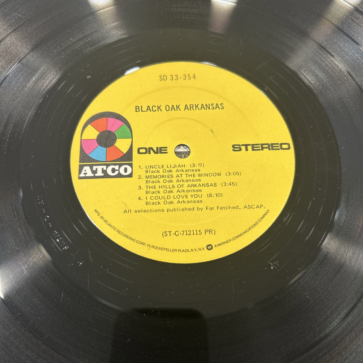 LP Black Oak Arkansas - SD 33-354 Made In USA 1971 Vinile Rock