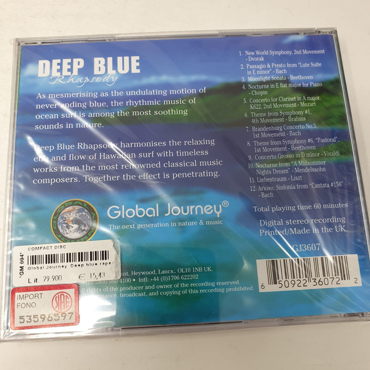 CD Various – Deep Blue Rhapsody Sealed