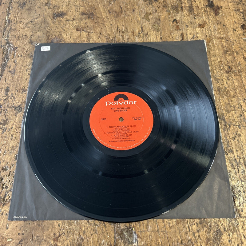 LP Roy Buchanan - Live Stock PD-6048 Made In USA 1975 Blues Rock Vinile