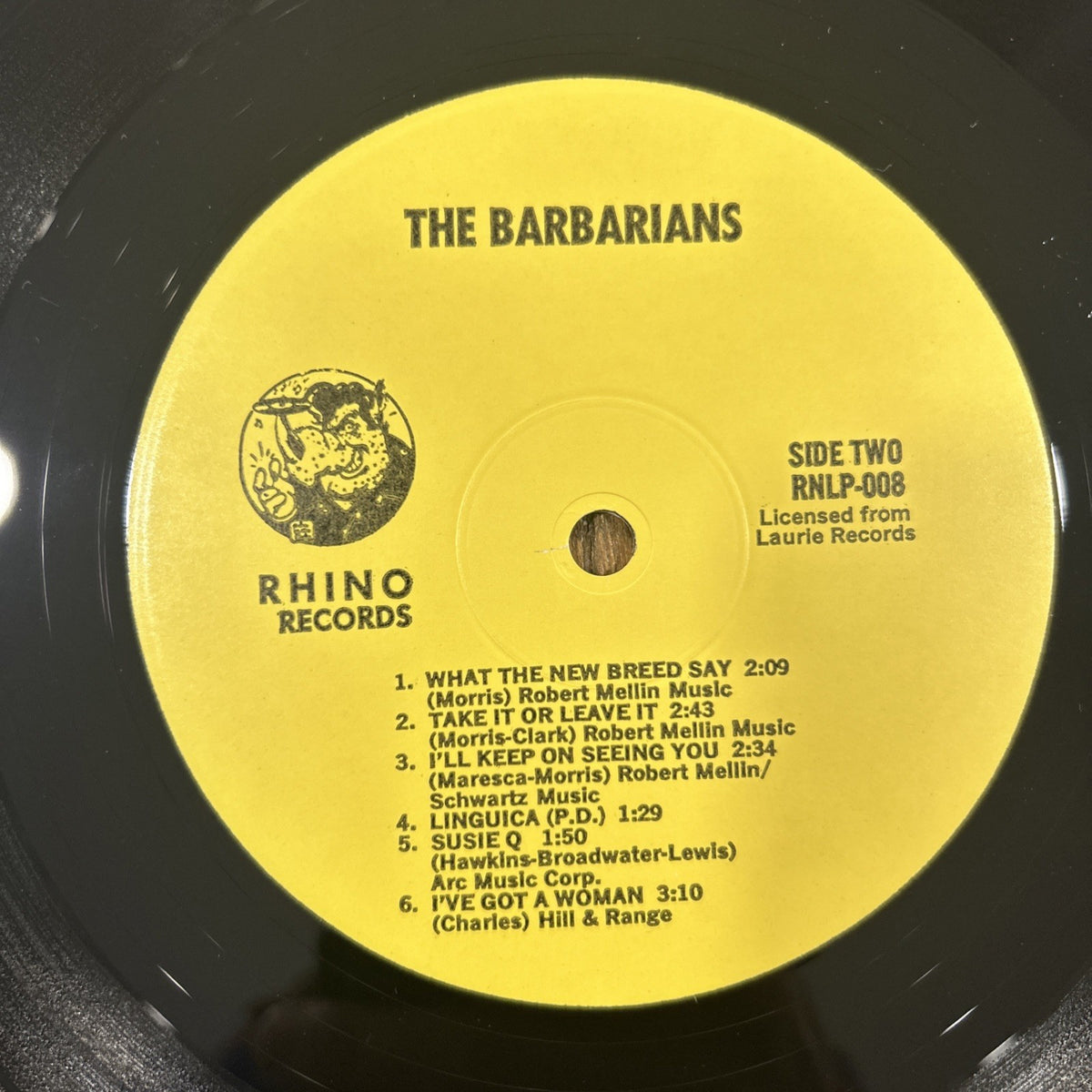 LP The Barbarians - RNLP 008 Made In USA Rhino Records 1979 Vinile Rock