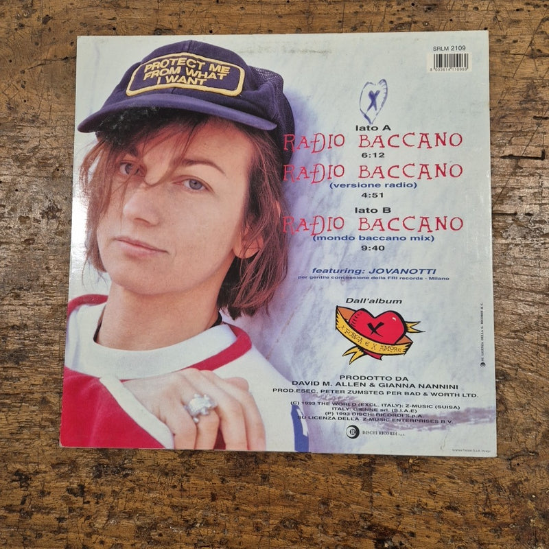 LP Gianna Nannini - Radio Baccano Mix SRLM 2109 Musica Italiana Vinile