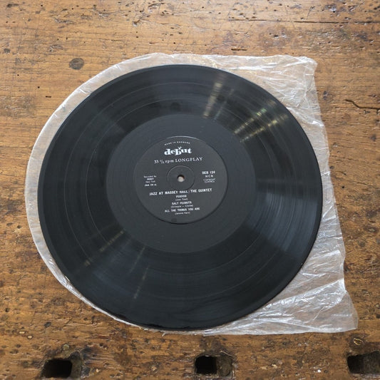 LP Various - Jazz At Massey Hall  DEB-124 Jazz Vinile 1959 Made In Denmark