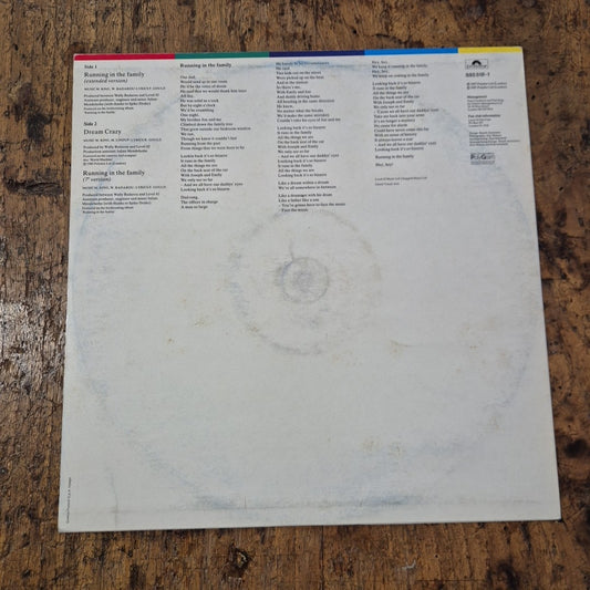 LP Level42 Running In The Family 885 518-1 Disco Mix Polydor Musica Rock Vinile