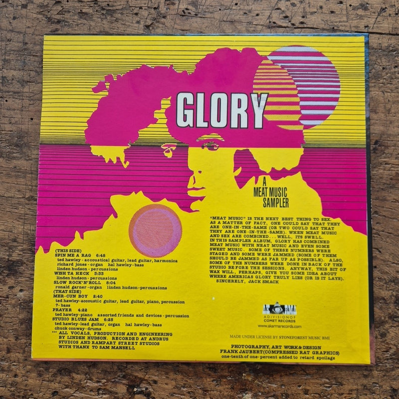 LP Glory - A Meat Music Sampler AKARMA AK 114 Musica Vinile Psychedelic Rock