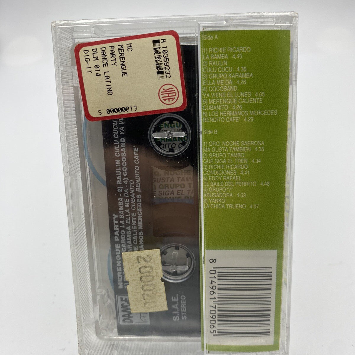 MUSICASSETTA Tape SS Various Merengue Party