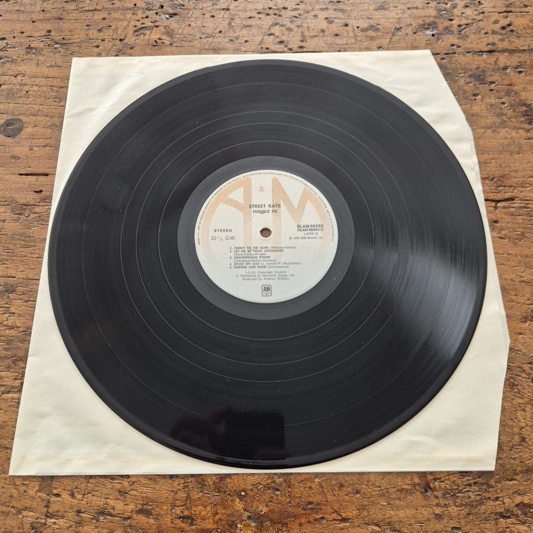 LP Street Rats - Humble Pie SLAM 68282 Prima Stampa Italiana 1975 Vinile 12