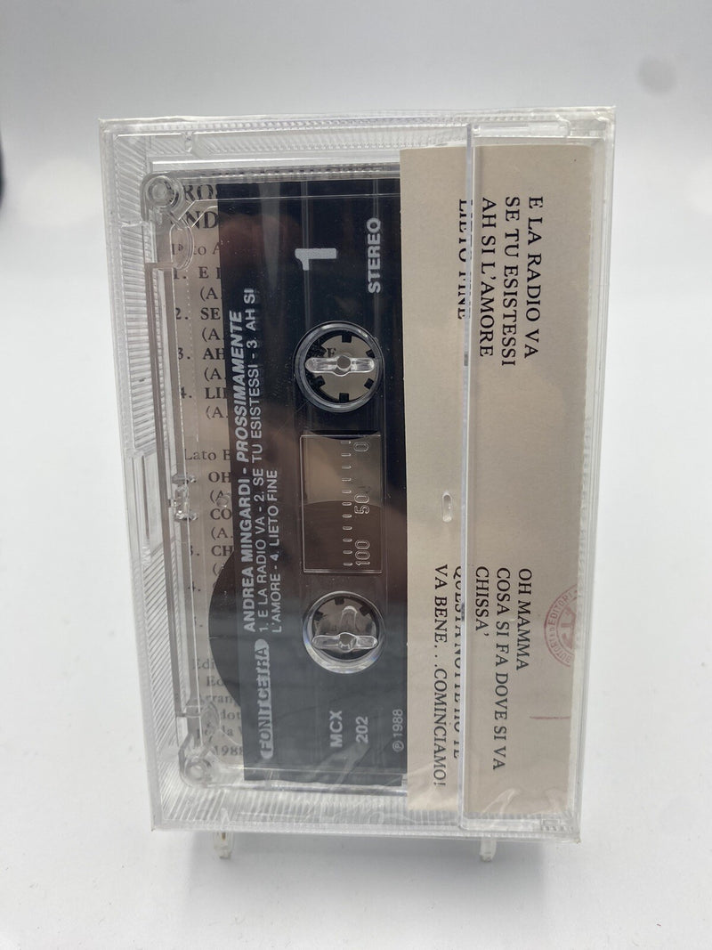 MUSICASSETTA Tape SS Andrea Mingardi – Prossimamente 1988 Italy