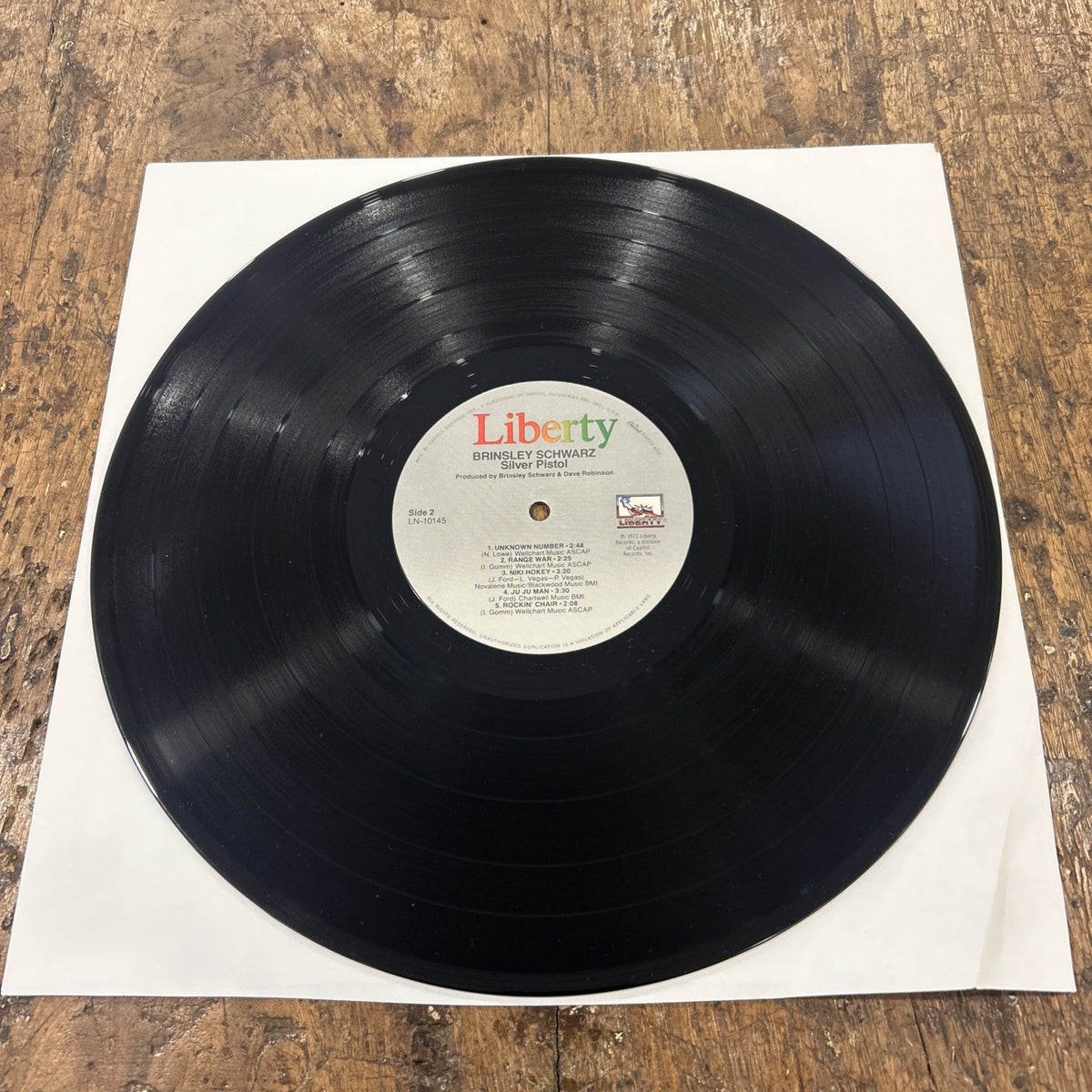 LP Brinsley Schwarz - Silver Pistol LN-10145 Vinile 1972 Made In US Rock