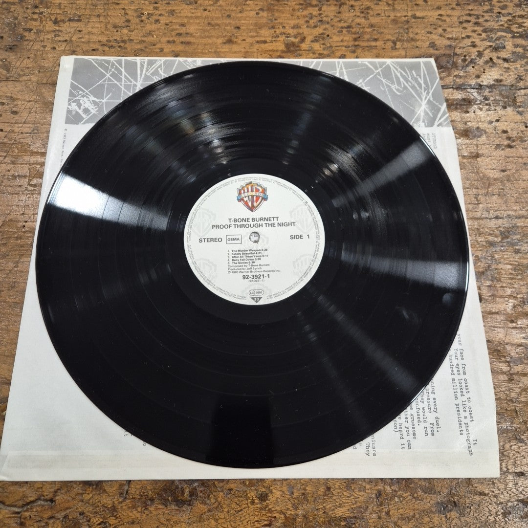 LP T-bone Burnett - Proof Through The Night 92-3921-1 Musica Rock Vinile