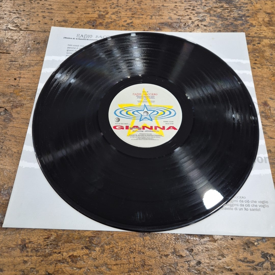 LP Gianna Nannini - Radio Baccano Mix SRLM 2109 Musica Italiana Vinile