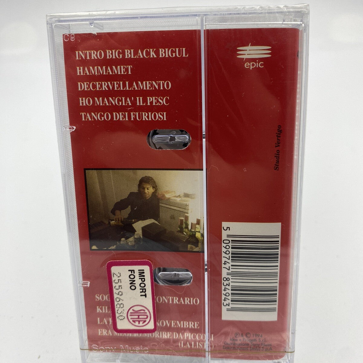 MUSICASSETTA Tape SS Paolo Rossi – Hammamet E Altre Storie Italy