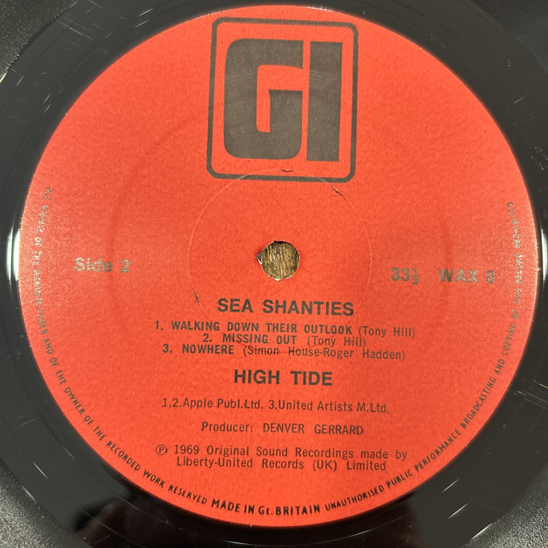 LP High Tide - Sea Shanties Made In UK WAX 8 Vinile Prog Rock Progressive