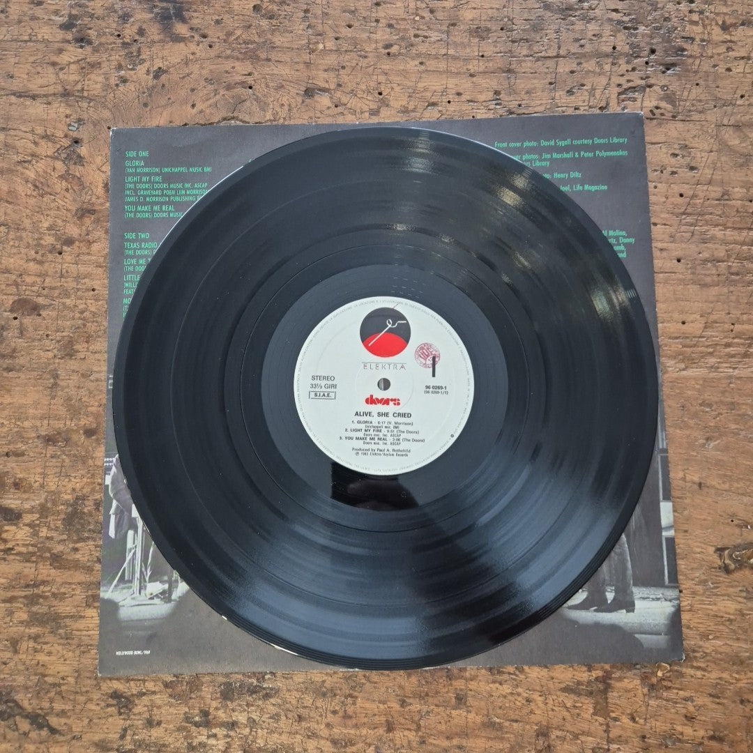 LP The Doors - Alive She Cried 96 0269-1 Musica Rock Vinile Jim Morrison