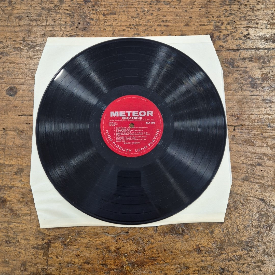 LP Gigliola Cinquetti MLP 1070 South Africa Musica Italiana Vinile 12