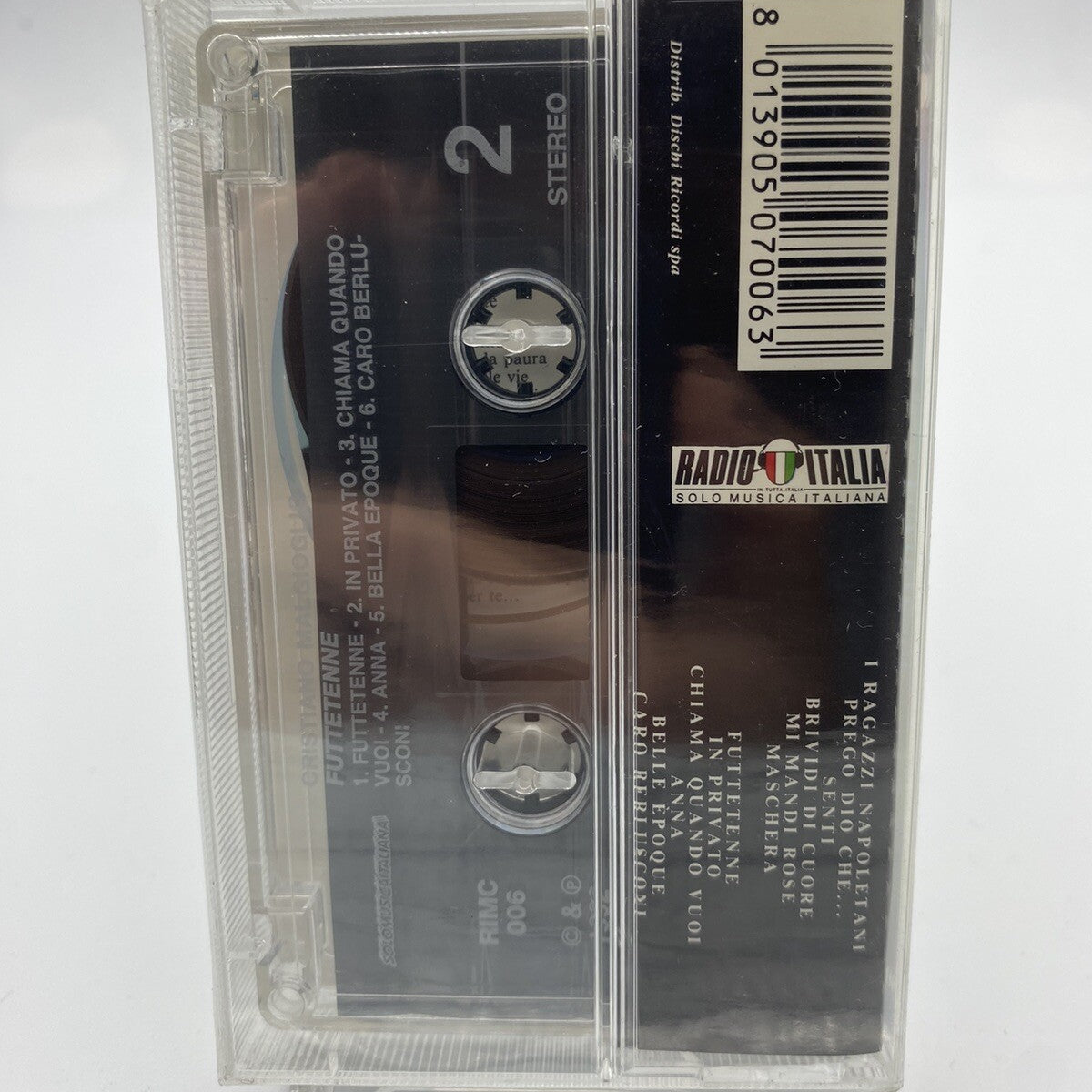 MUSICASSETTA Tape SS Cristiano Malgioglio – Futtetenne Italy 1992