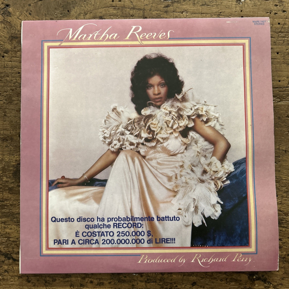 LP Martha Reeves MAPS 7427 Prima Stampa Italiana 1974Funk Soul Disco Vinile 12”