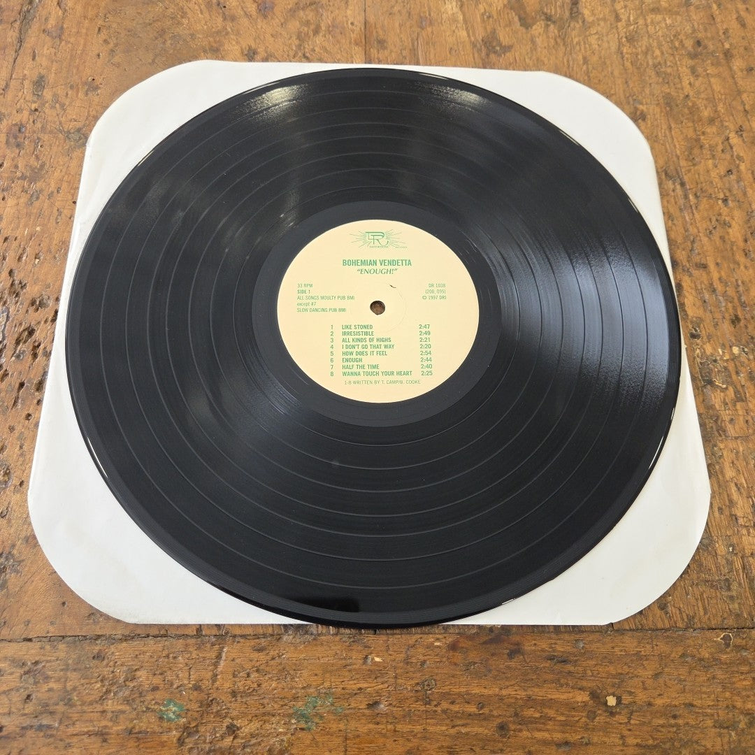 LP Bohemian Vendetta - Enough! MONO DR 1038 1997 Psychedelic Rock