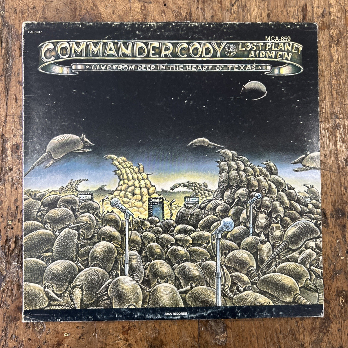 LP Commander Cody - Live From Deep In The Heart Of Texas PAS1017 USA Rock Folk