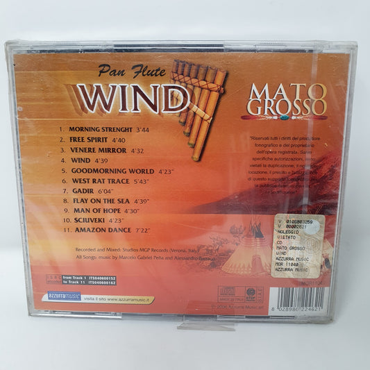CD Mato Grosso – Pan Flute Wind Azzurra Music – MOR11040Sealed
