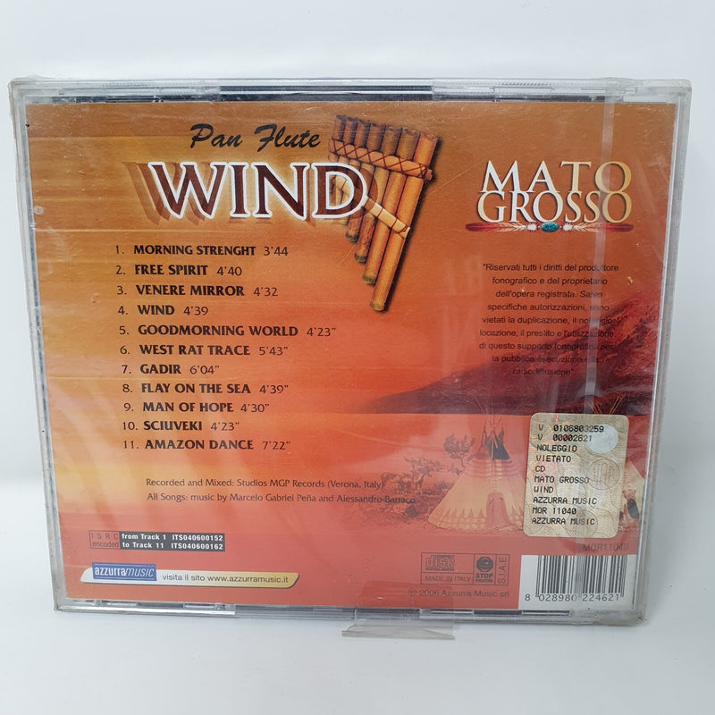 CD Mato Grosso – Pan Flute Wind Azzurra Music – MOR11040Sealed