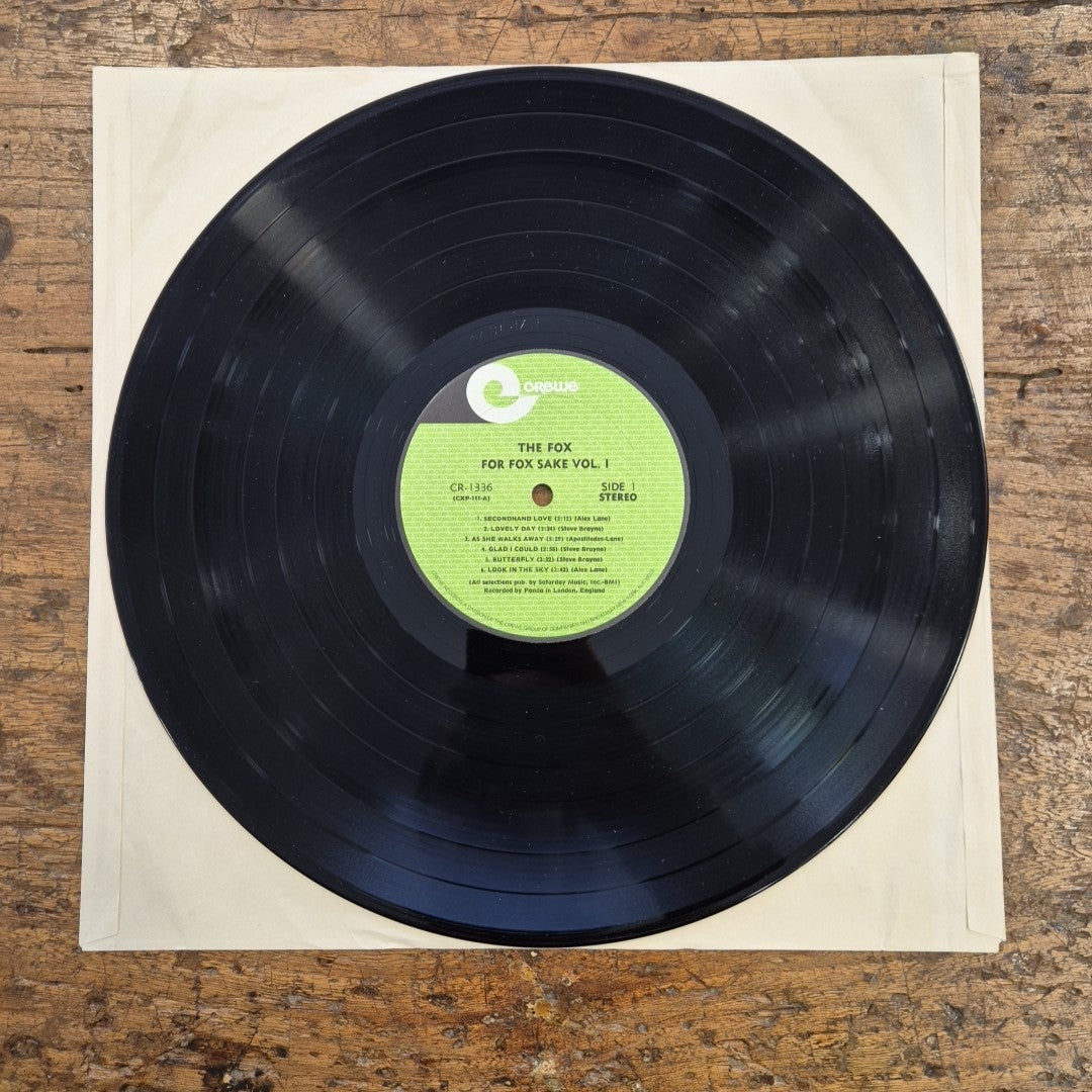 LP The Fox - For Fox Sake Vol. 1 CR-1336 Musica Vinile Psychedelic Rock