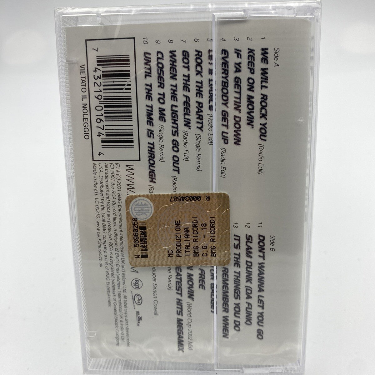 MUSICASSETTA Tape SS Five - GreTest Hits