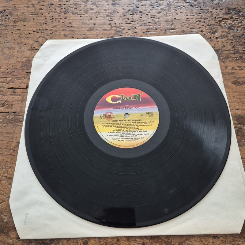 LP Adriano Celentano -  I Miei Americani CLN 20445 Musica Italiana Vinile