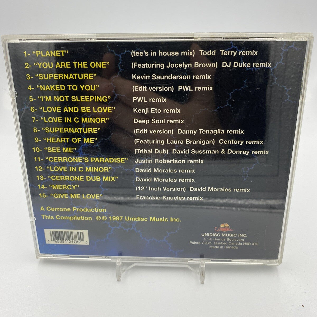 CD Cerrone – Supernature Remix 97 Elettronica