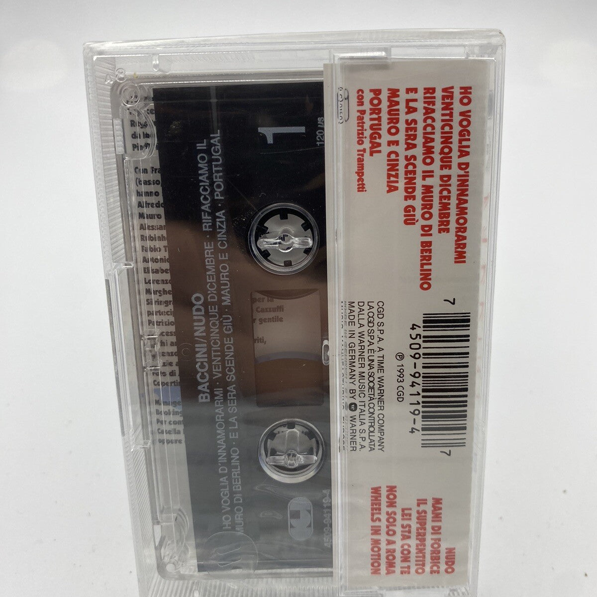 MUSICASSETTA Tape SS Francesco Baccini - Nudo Italy