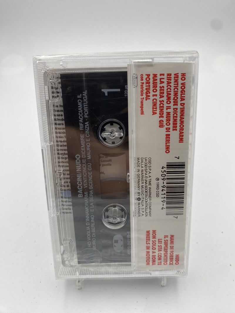 MUSICASSETTA Tape SS Francesco Baccini - Nudo Italy