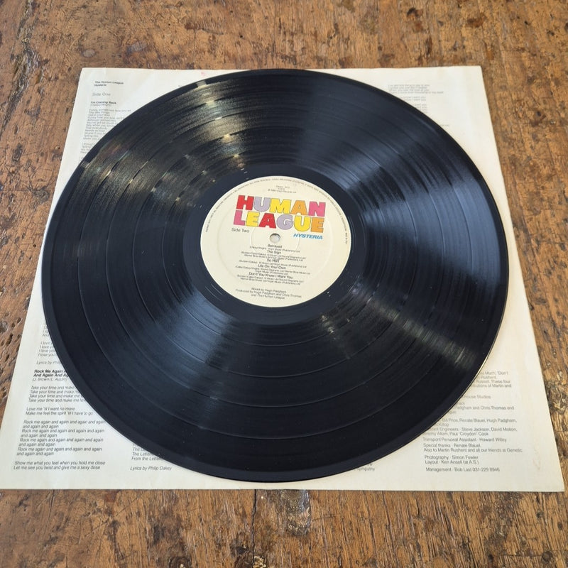 LP Human League - Hysteria V2315 Made In Italy 1984 New Wave Synth-pop
