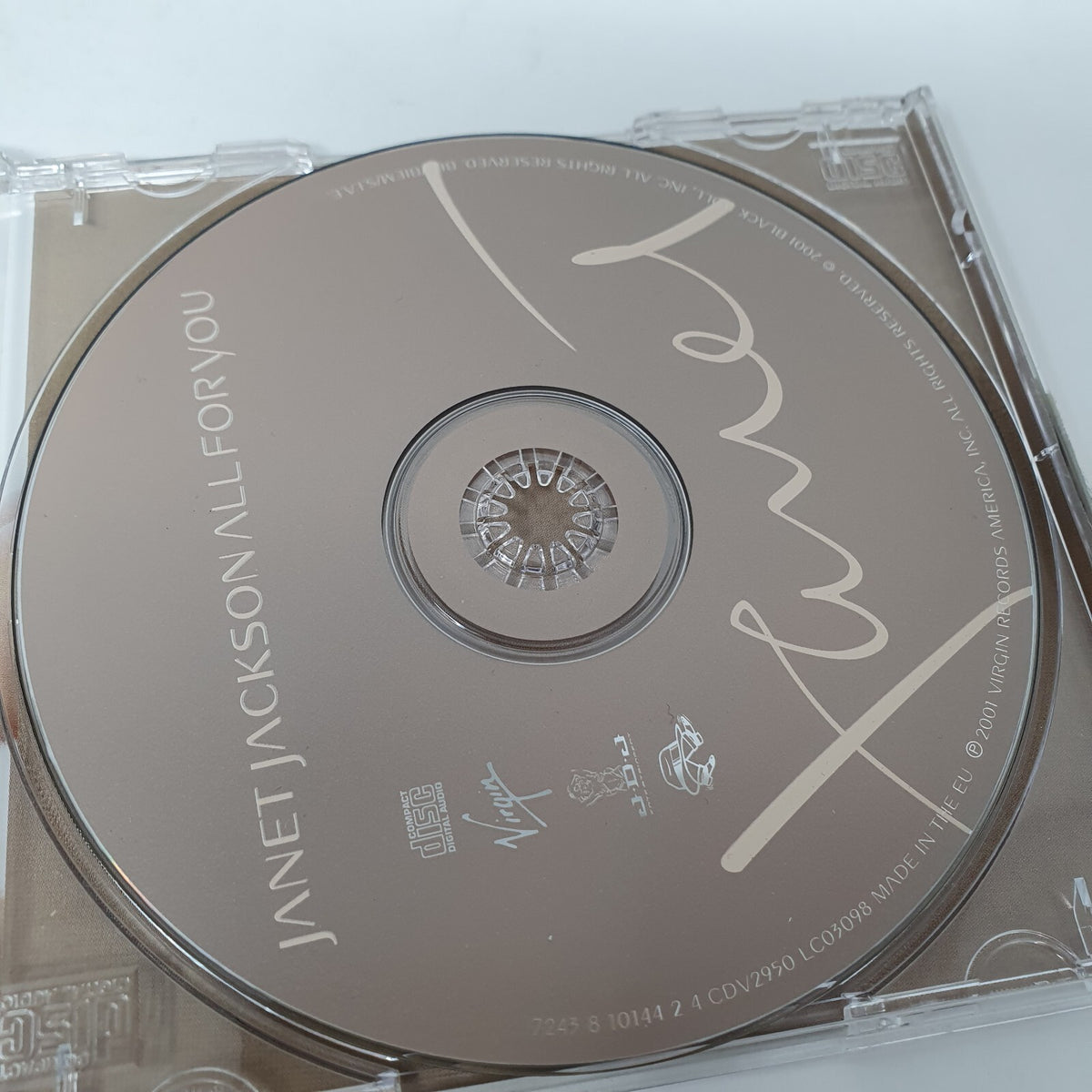 CD Janet – All For You Virgin – 7243 8 10144 2 4